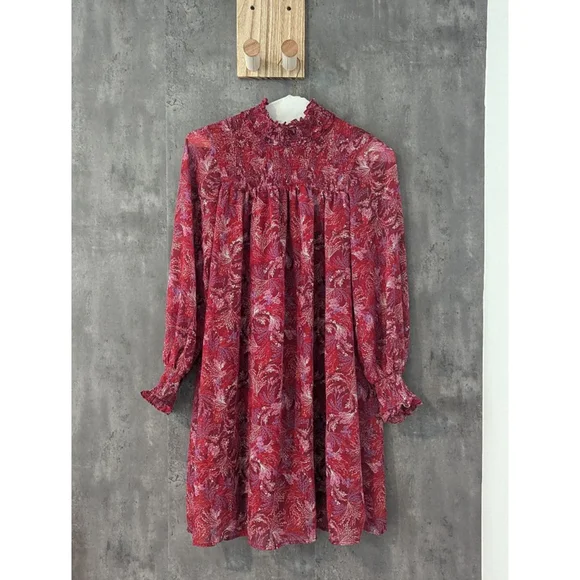 Women BCBG generation Dress size 6 red & pink - Picture 3 of 13